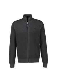 LERROS - Melange-Strickjacke für Herren - BLACK
