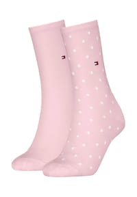 TOMMY HILFIGER - Classic Socken, 2er-Pack, Punkte-Design, für Damen - 001 BLACK
