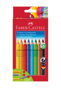 Faber-Castell - Buntstife-Set "Jumbo Grip", 10-teilig - MEHRFARBIG, mehrfarbig