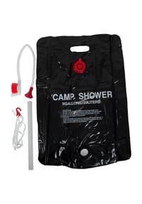 normani® - Solardusche mit Aufhängevorrichtung 20 l - Schwarz