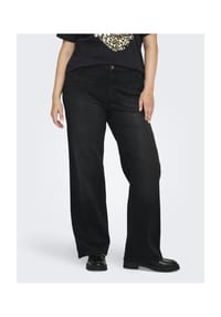 ONLY CARMAKOMA - Jeanshose, 5-Pocket, für Damen - 179674 BLACK DENIM