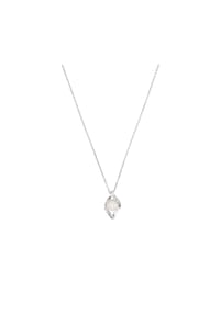 amor - Damen Kette mit Anhänger, 925er Silber mit Süßwasser-Zuchtperle - silber