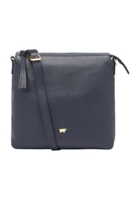 BRAUN BÜFFEL HANNA - Umhängetasche, Leder, Emblem, für Damen - NAVY
