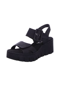 rieker - Keilsandalette - schwarz/black