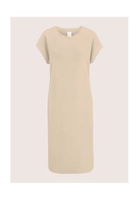 MADELEINE - Ärmelloses Sweatkleid mit Perlenband - perlweiß