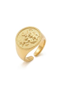 heideman - Siegelring Herren Rurik goldfarben - goldfarben