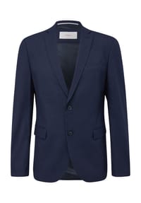 s.Oliver - Sakko, Slim-Fit, Reverskragen, Pattenttaschen, für Herren - 9999 GREY/BLACK