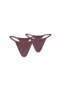 PUMA® - Tanga Everyday, Gummibund, für Damen - 001 RICH COCOA