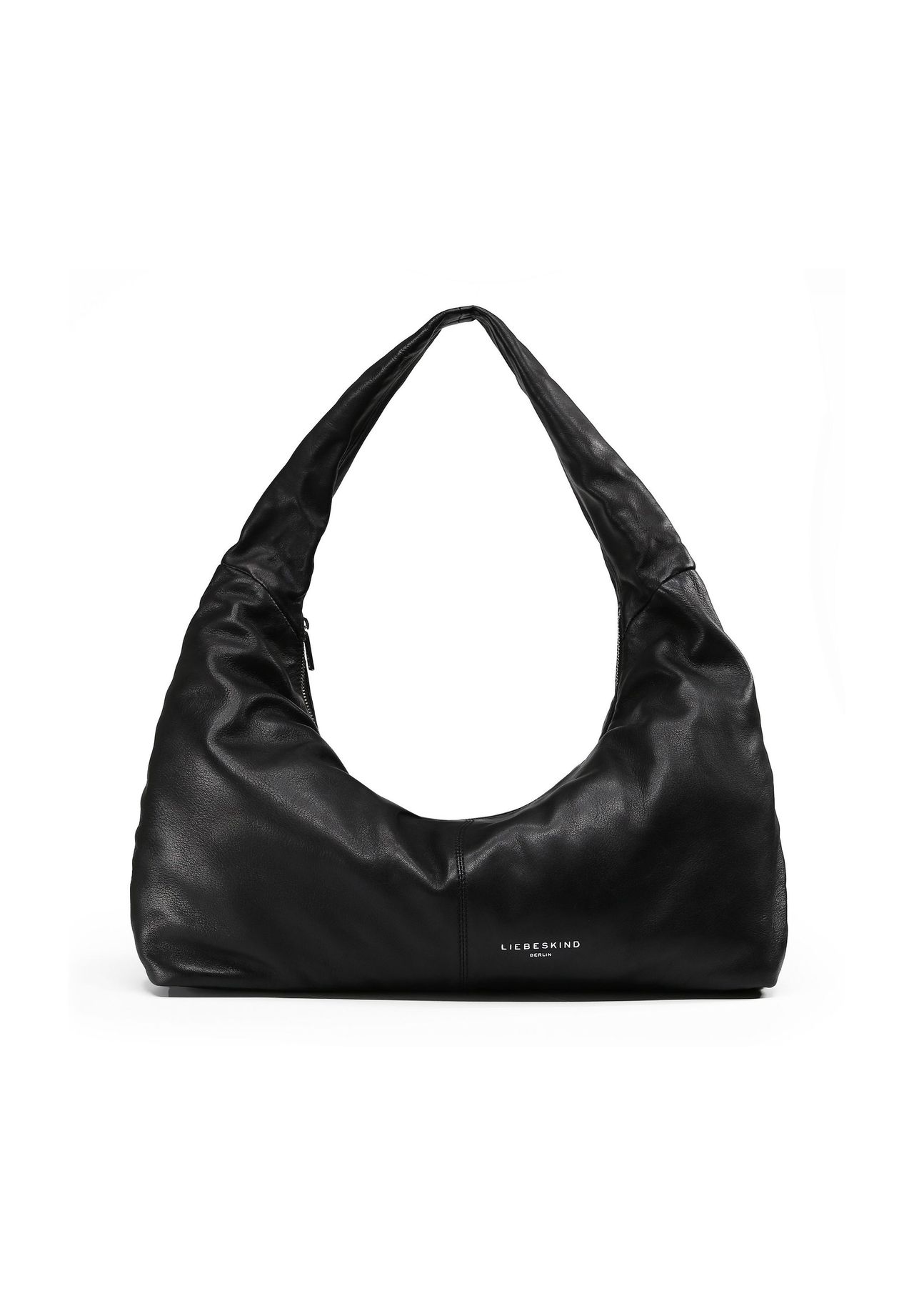 LIEBESKIND Bo Schultertasche Leder 45 cm, schwarz, 99