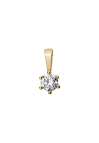 LYOMI - Anhänger 585/- Gold 1 Diamant Lab Grown 0,20ct. - gelb