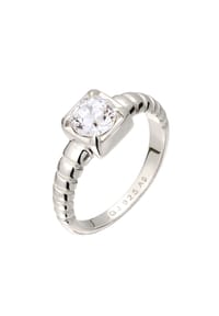 elli. - Ring Kristallen Von Swarovski® Weiß 925 Sterling Silber - Gold