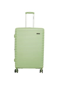 GLOBETROTTER LIESE - 4-Doppelrollen-Trolley, Hartschale, TSA Kombinationsschloss - GREY BLUE