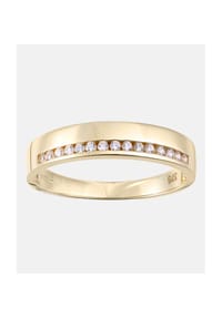 Diamant L'eternel - Ring, mit Zirkonia, 375 Gelbgold - gold