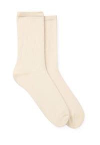 BOSS - Socken, 2er-Pack, Baumwolle-Stretch, für Damen - 119 OPEN WHITE