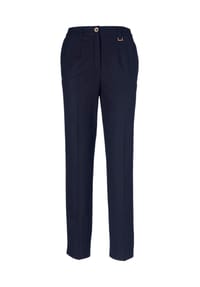 GOLDNER - Bequeme Hose LOUISA COMFORT+ mit Bügelfalte - beige