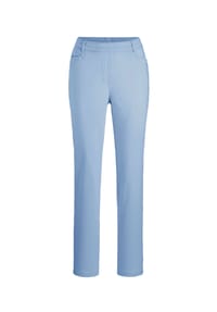 GOLDNER - Kurzgröße:  Leichte Baumwollschlupfhose LOUISA - aubergine
