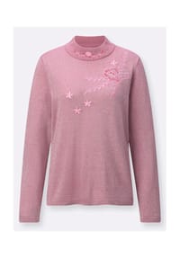 Witt - Stehkragen-Pullover - altrosa