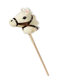 heunec® - Kuscheltier Steckenpferd mit abnehmbarem Stecken beige - beige