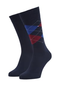 TOMMY HILFIGER - Classic Socken, 2er-Pack, Rippbündchen, für Herren - 043  LIGHT BLUE ME