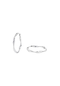 TOM TAILOR WOMEN - Damen Creolen, Edelstahl - SILBER