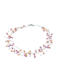 VANDENBERG - Damen Collier "05524-9420-001", 925er Silber mit Süßwasserzuchtperlen - weiß/rosa