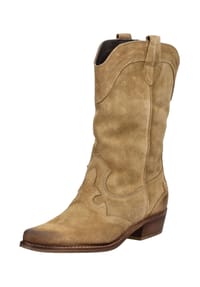 Felmini - Veloursleder Stiefel - Beige
