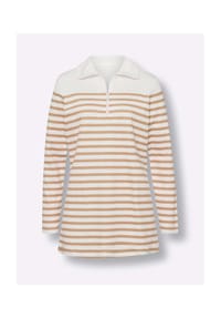 Sieh an! - Sweatshirt - ecru-camel-gestreift