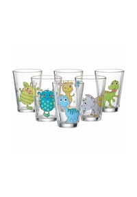 RitzenhoffAndBreker - Kindergläser Dino und Monsterchen 200 ml 6er Set bunt - bunt