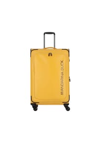 MANDARINA DUCK Eco Coated - Eco Coated 4 Rollen Trolley L 78 cm mit Dehnfalte - duck yellow