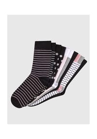 Witt - Damen-Socken - schwarz-elfenbein