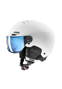 uvex - Wintersporthelm rocket Visor - weiß