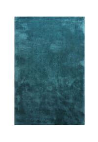homie LIVING - Hochflorteppich Pisa - einfarbig, kuschelig weich durch Mikrofaser, für Wohn-Schlafzimmer - grau blau
