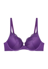 Triumph - Comfort Glam Push-up BH, Spitze, für Damen - 00GZ SILK WHITE