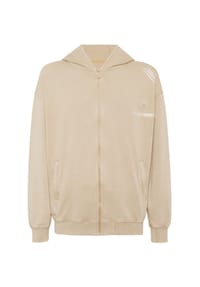 PLEIN SPORT - Kapuzen-Sweatjacket - beige