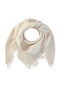 MANGUUN - Dreieckstuch, Fransen, für Damen - BEIGE