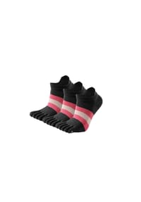 MUNADUNA - 3er-Pack Bunte Yoga-/Pilates-Zehensocken Fitness-Socken,Baumwolle,Anti-Rutsch - Bunt Mix