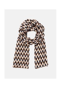 olsen - Schal mit Allover-Print - Light Cognac