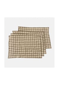LOBERON - Platzset 4er Set Marrowby beige/weiß - 
