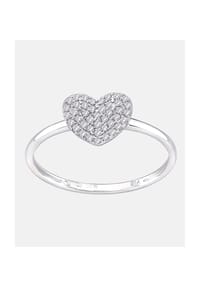 Diamant L'eternel - Ring, mit 0.13 ct Diamant, 750 Weißgold - white gold