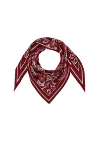 MANGUUN - Dreieckstuch, für Damen - RED, CREAM