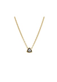 LYOMI - Collier 585/- Gold 1 Diamant Lab Grown 0,10ct. - mehrfarbig
