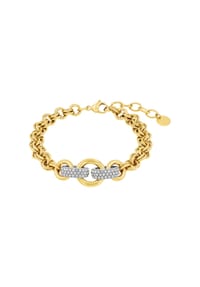 JOOP! - Armband für Damen, Edelstahl, Zirkonia synth. - Gold