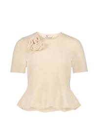 Vera Mont - Strickpullover mit Rundhalsausschnitt - Champagne Sorbet