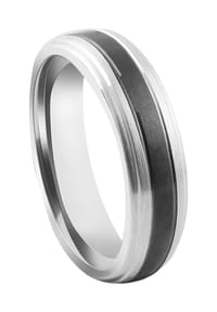 Adelia's - Herren Ring aus Edelstahl - silber