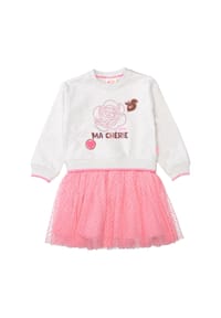 JETTE - Shirtkleid, Strass, für Kinder - CREAM MELANGE