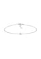 elli. DIAMONDS Armband Solitär Panzerkette Diamant (0.06 Ct.) 925 Silber Bild 1