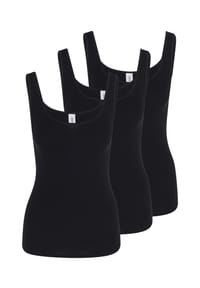 Speidel. - Unterhemd / Top 3er Pack bio.cotton - Schwarz