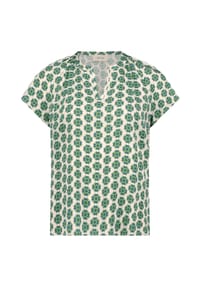 CARTOON - Blusenshirt mit Rüschen - Green/Blue