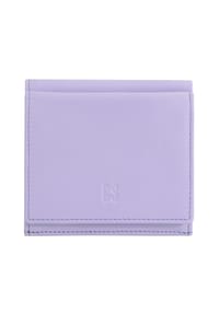 DuDu - Geldbörse Leder 9,5 cm - black-lavander