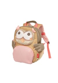 sigikid® KITA PFÖTCHEN-RUCKSACK - Pfötchen-Rucksack Eule ,  für Kinder - rosa/braun